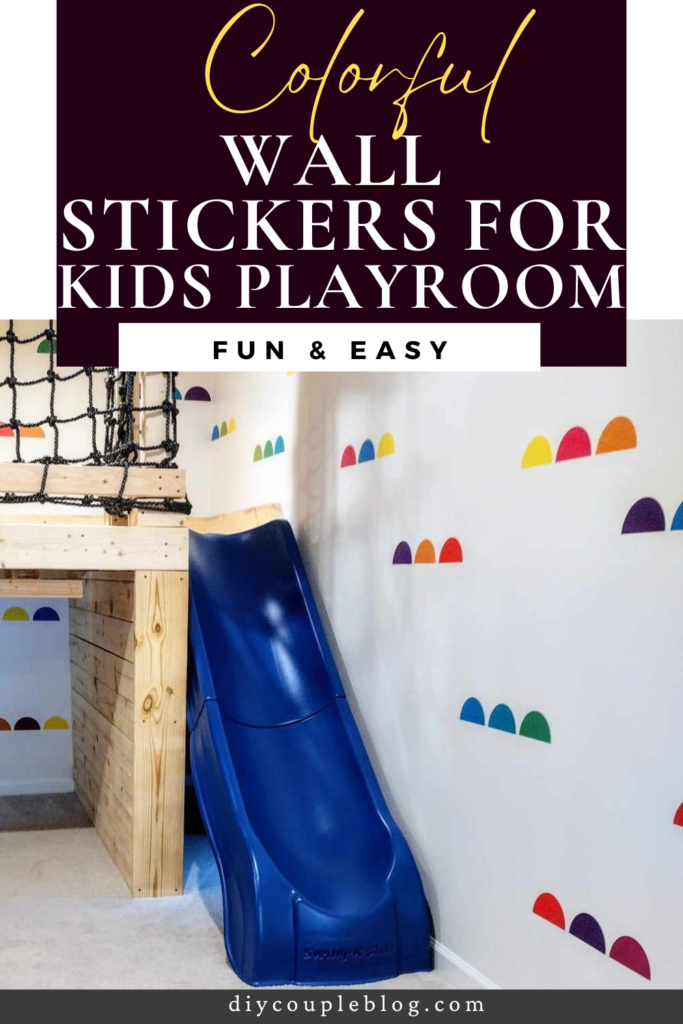 ideas for childrens playroom with easy and removeable wall stickers