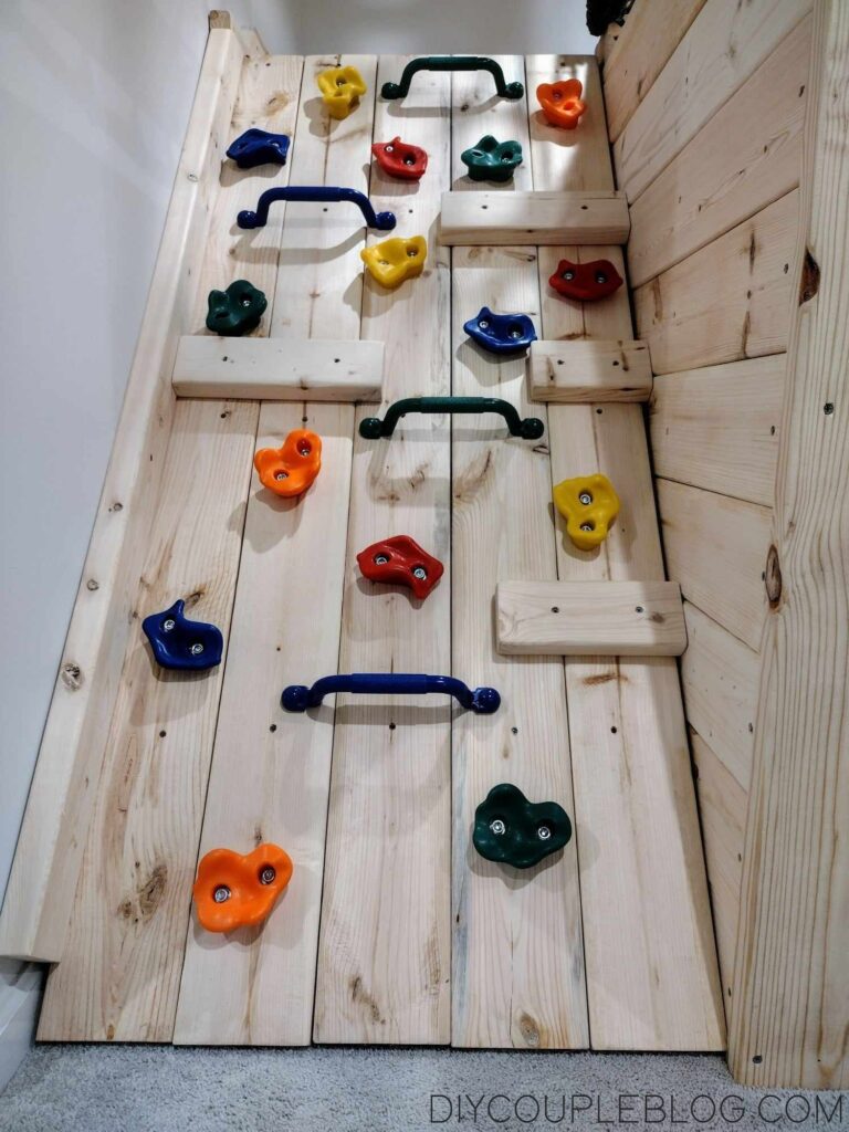 toddler climbing wall