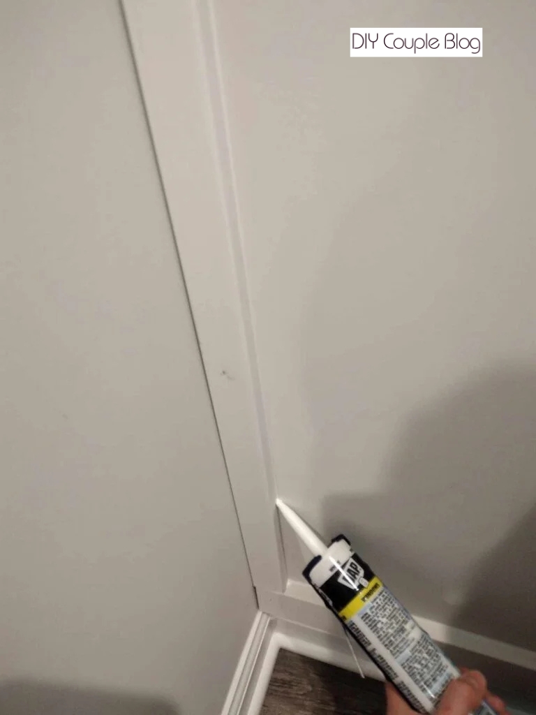 running a bead of caulk on the inside seams