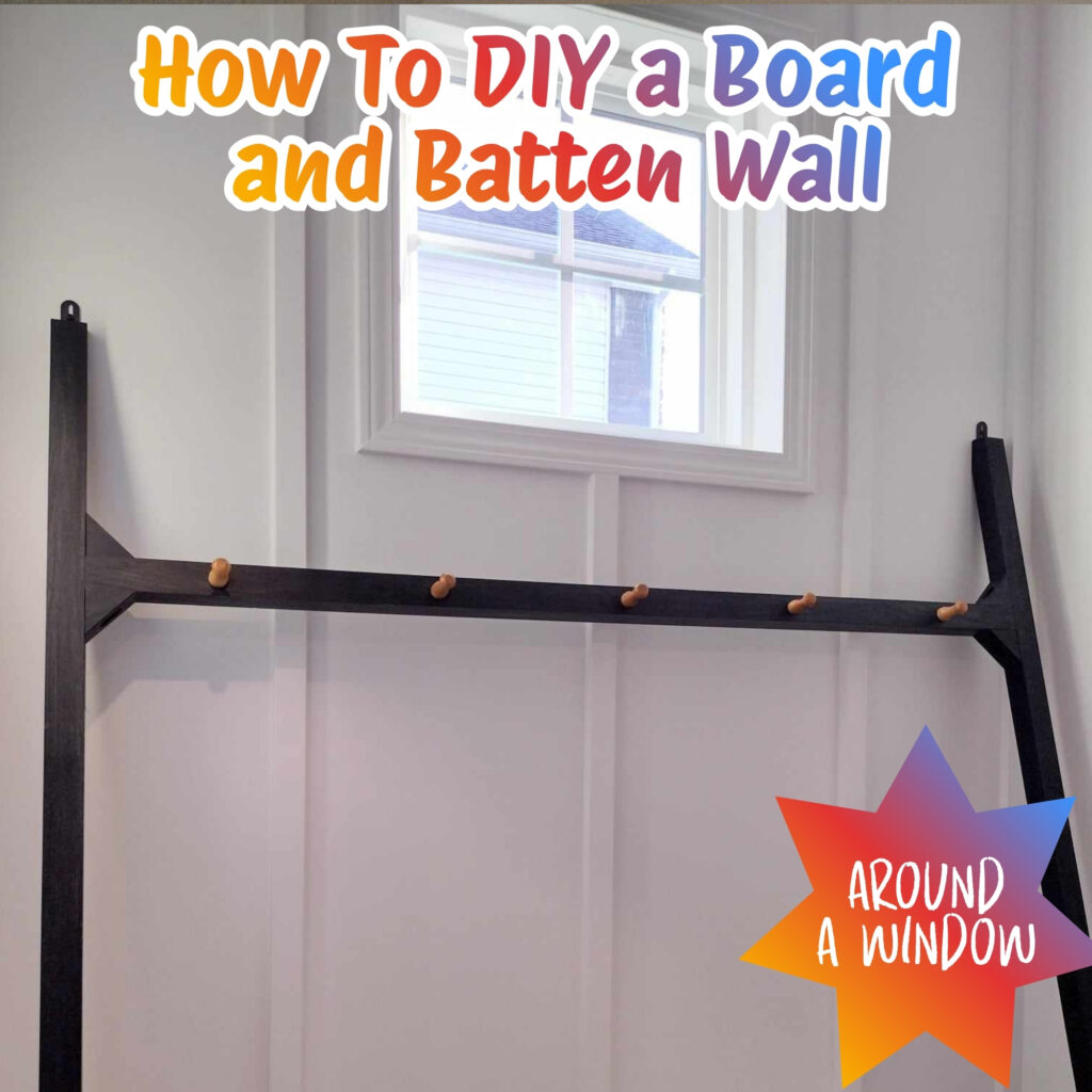 the easy guide to installing a board and batten wall with windows