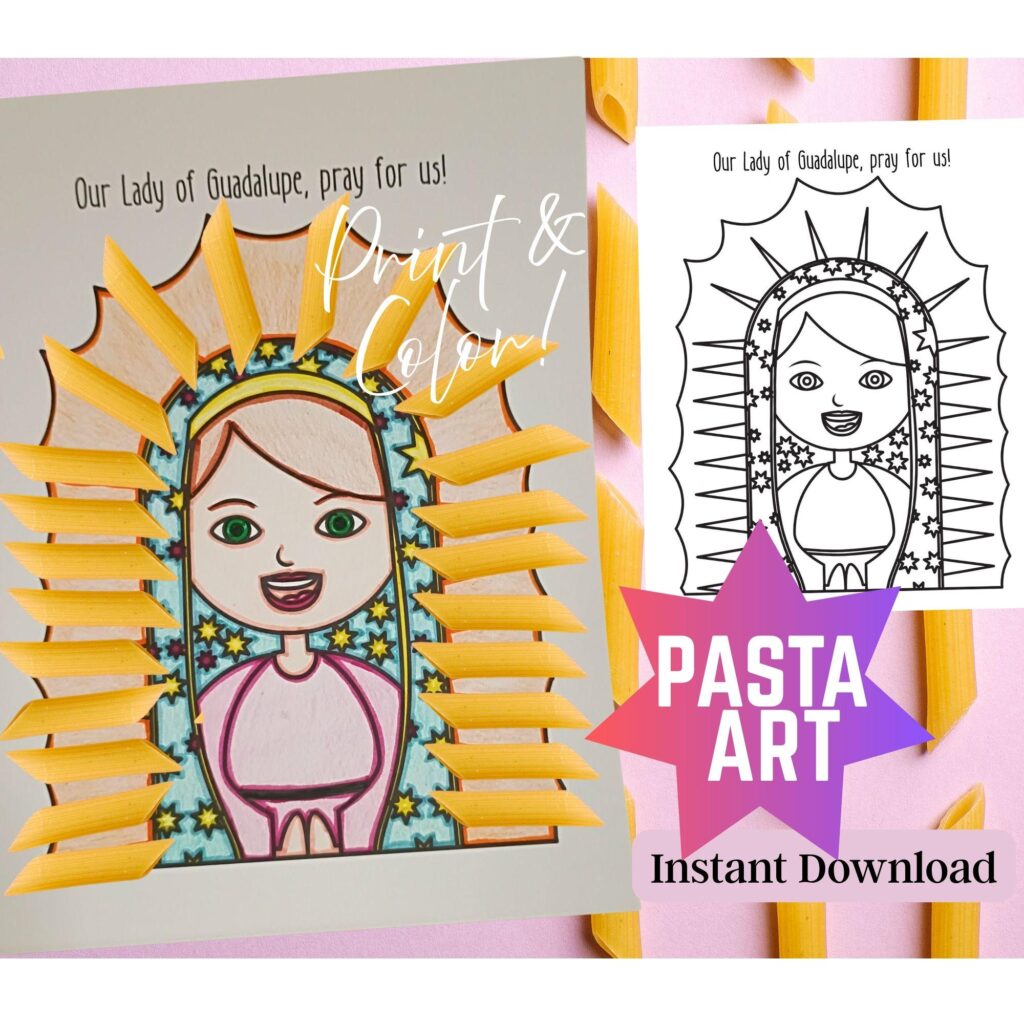 our lady of Guadalupe craft