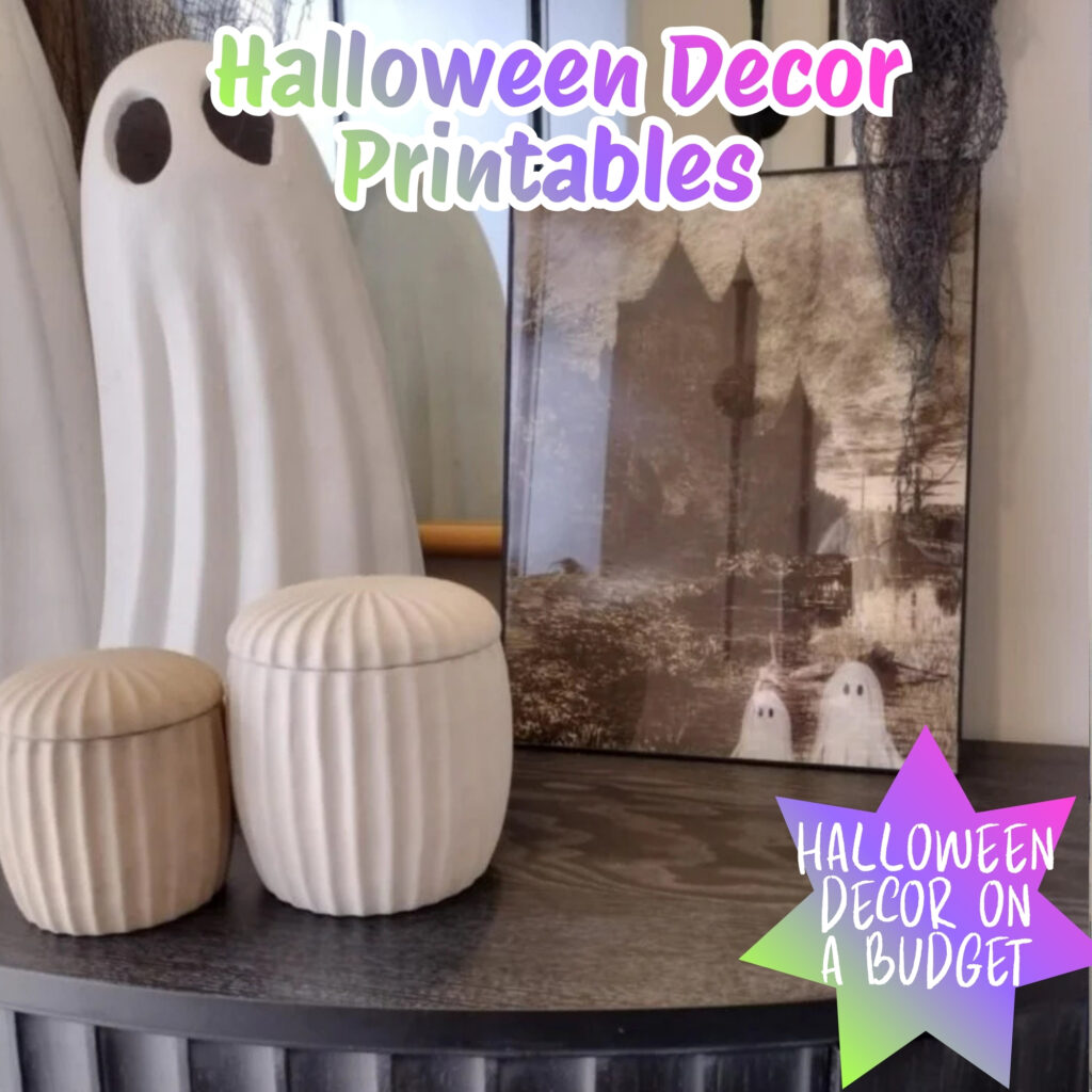 make your space spooky with halloween decor printables