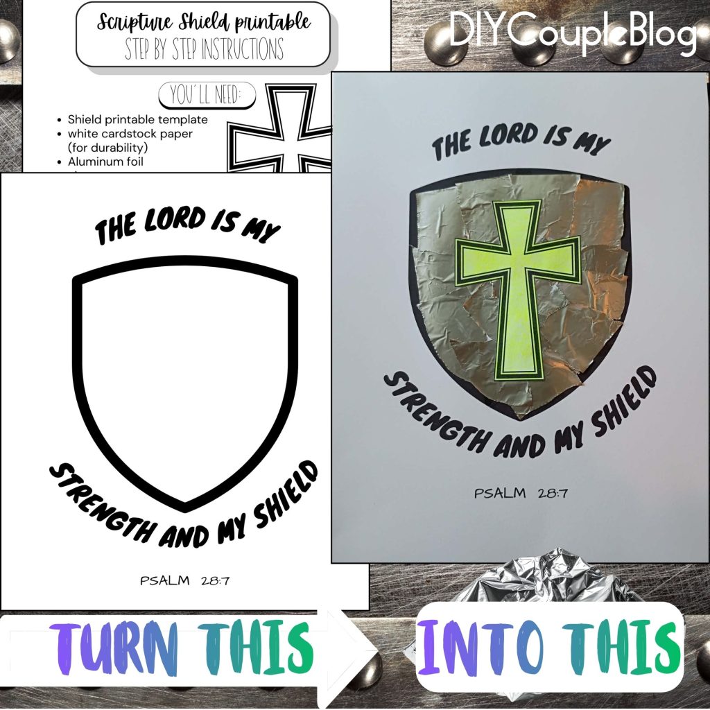 free printable shield craft for kids .