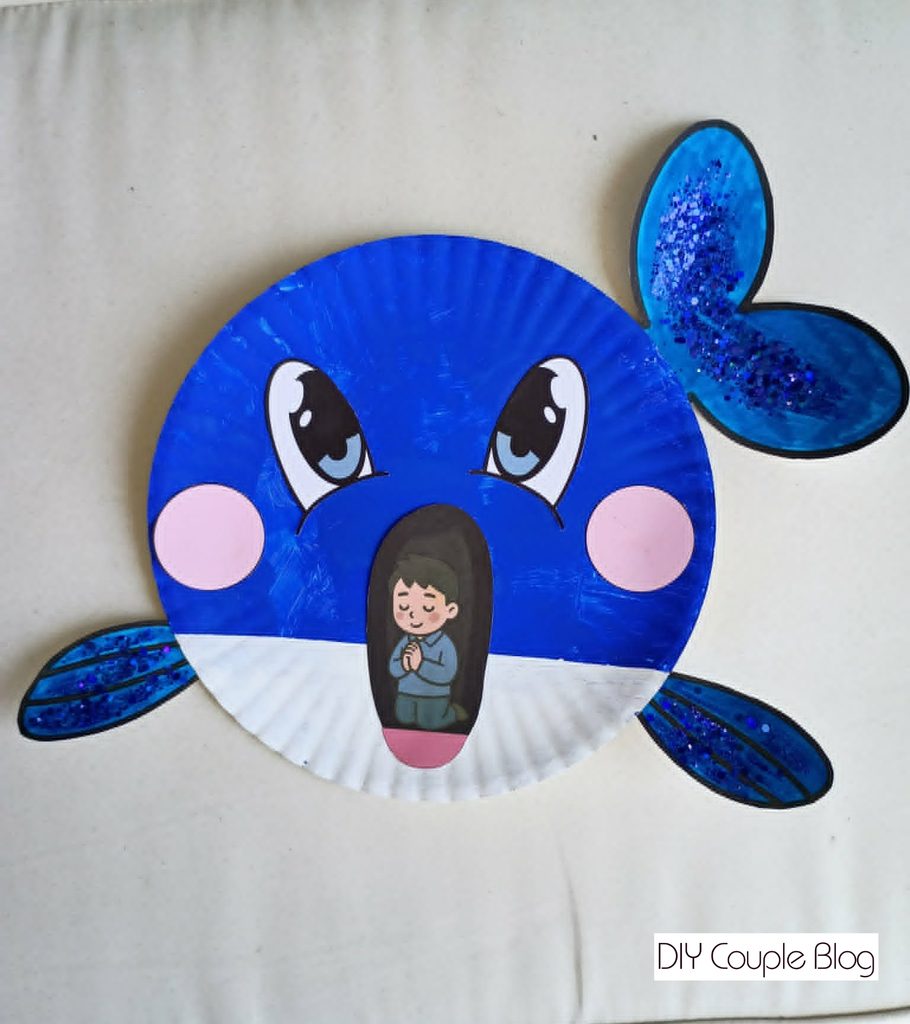 sunday school bible craft for kids Jonah and the whale 