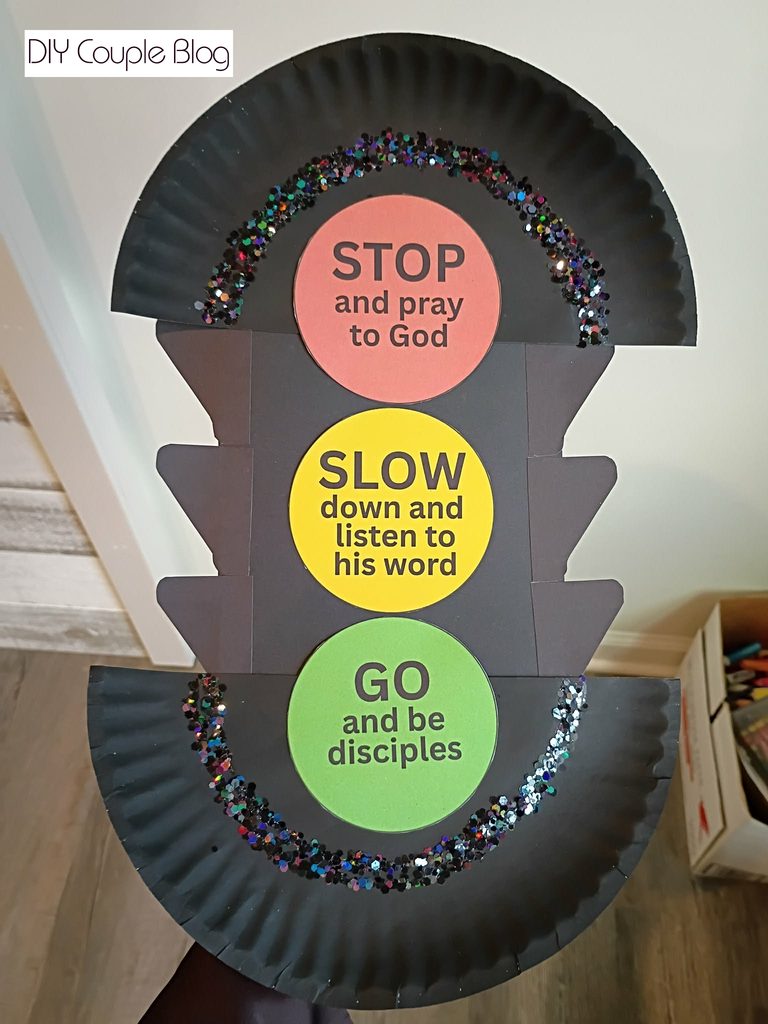 traffic light craft perfect sunday school activity 
