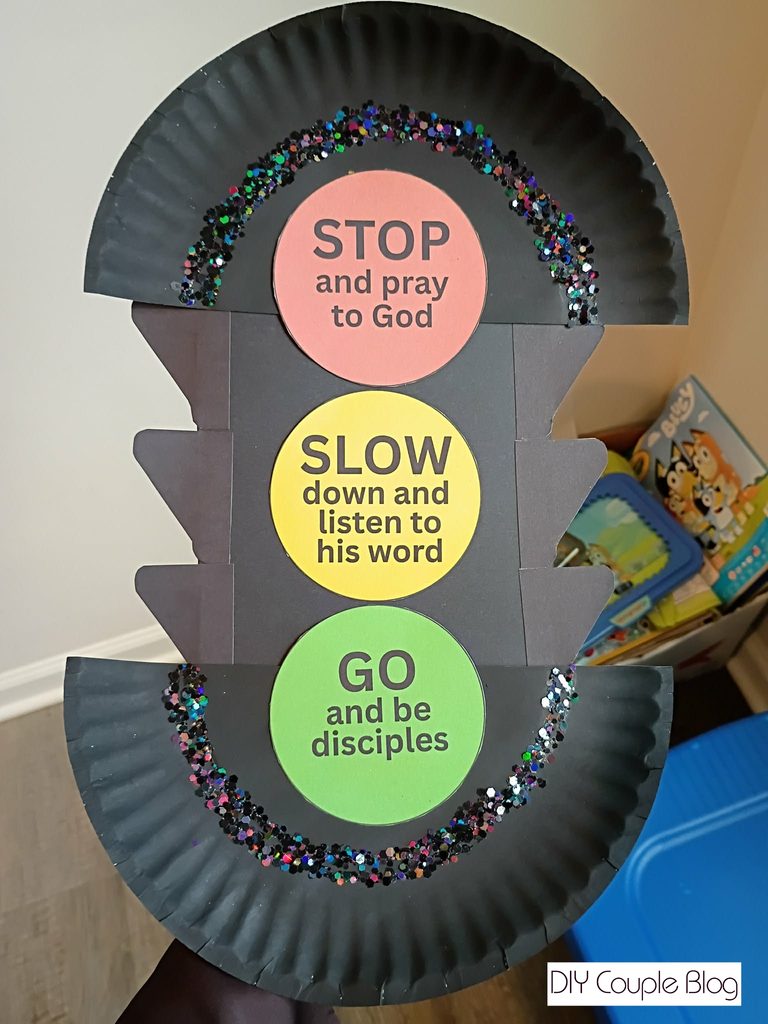 traffic light printable craft activity for kids 