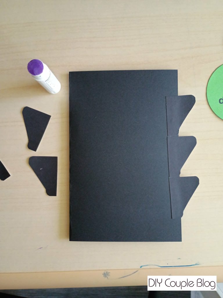 assembling stoplight craft with traffic light visors 