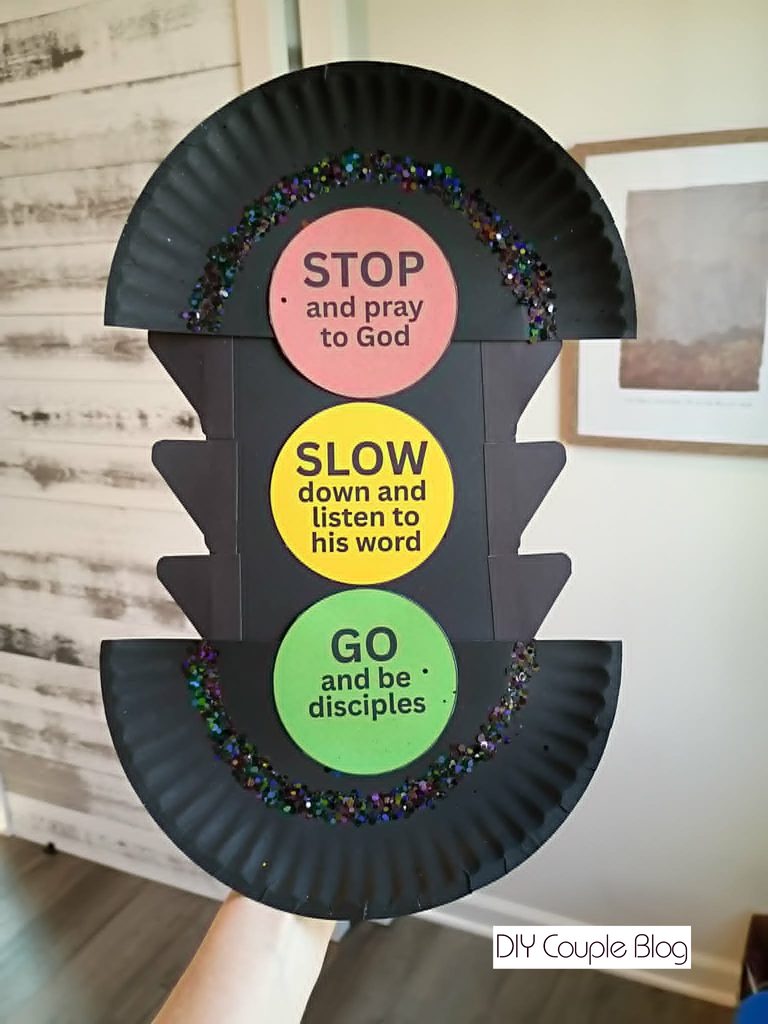 simple traffic light craft bible lesson 