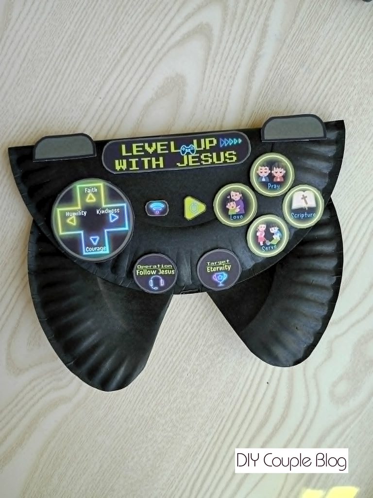video game Christian printable activity 