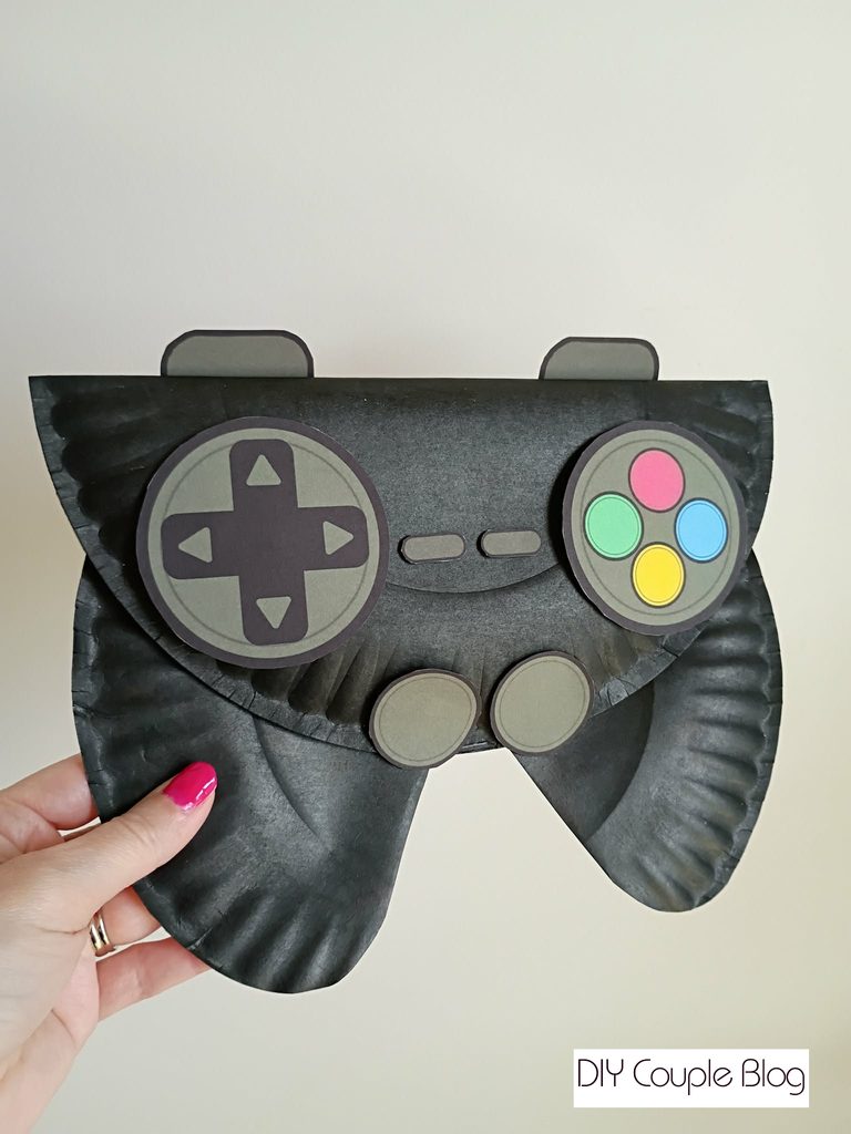 gaming crafts for kids with paper plates and free printable 