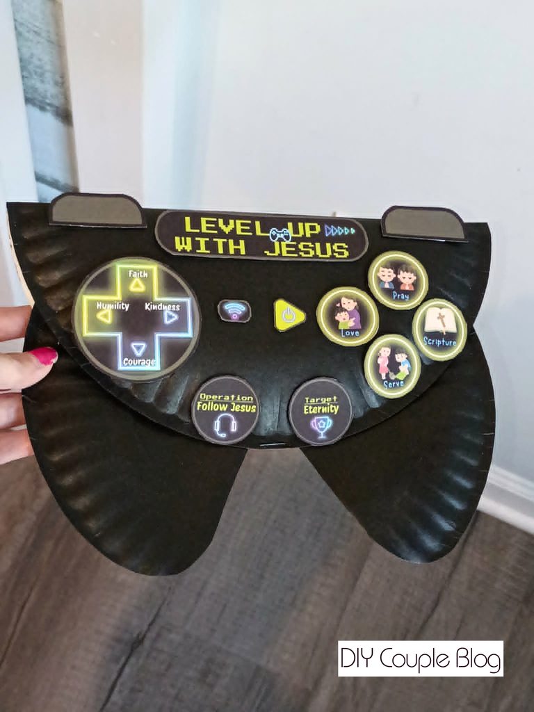 Jesus printable activity for kids, a fun gaming craft